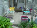 patio before