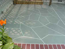 patio after spray texture